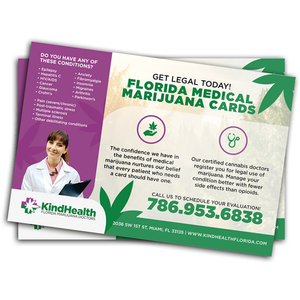Cannabis Doctor Printed Flyers