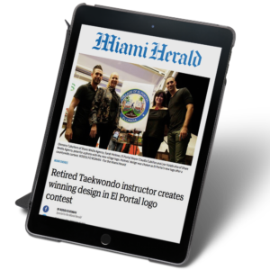 Miami Herald Article - El Portal Logo Contest